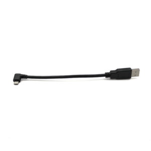 Micro-USB to USB-A Cable (6" Left Angle)