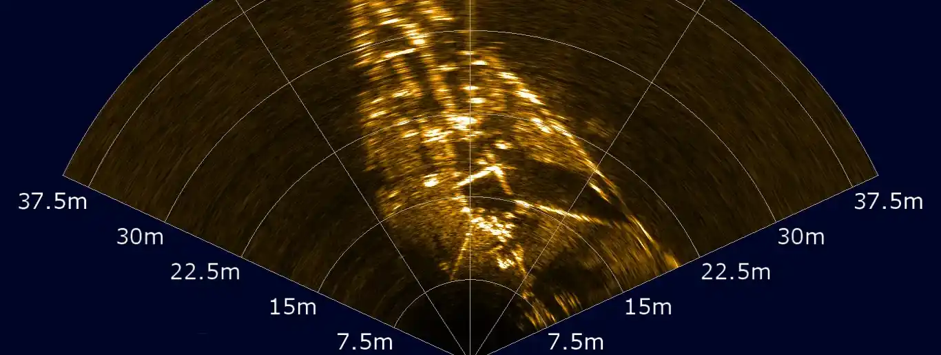 Bild Sonar der Titanic