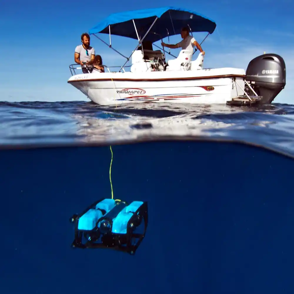 BlueROV2 en utilisation