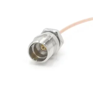 Cobalt Coaxial Plug Bulkhead Connector